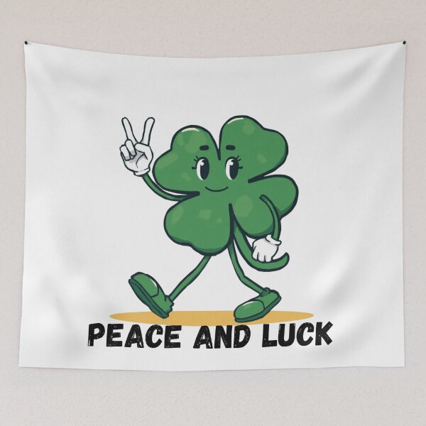 Item preview, Peace and luck designed and sold by Lucky 777.
