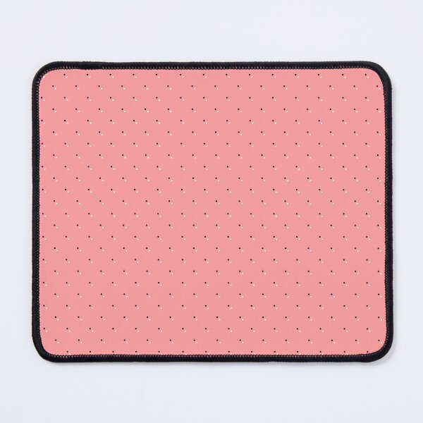 Item preview, Minimalist Black and White Dot Pattern on Coral Pink designed and sold by Skayana.
