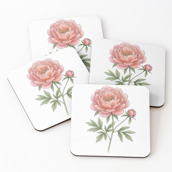 Item preview, Pink Peony Watercolor Botanical Flower Art Print, Vintage Floral Illustration, Elegant Cottagecore Garden Bloom, Feminine Nature Wall Decor, Romantic Floral Painting, Spring Home Aesthetic designed and sold by Zaitmiprints.