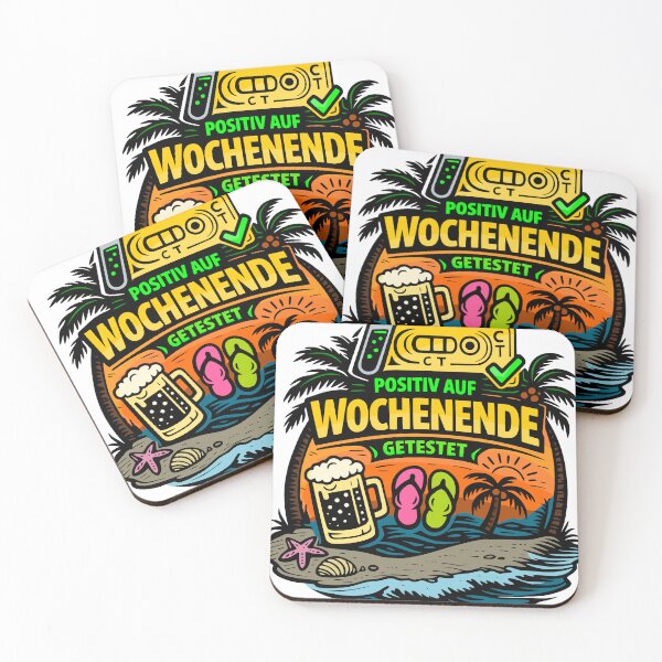 Item preview, Tested positive for weekend motif designed and sold by Pommes im Bett.