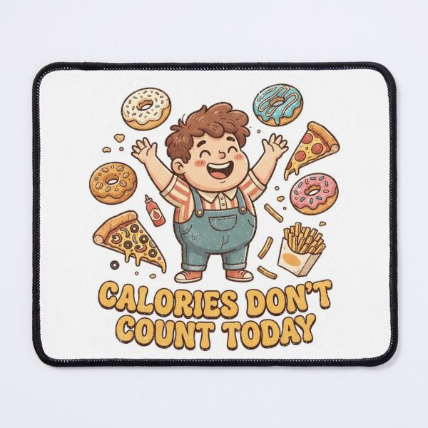 Item preview, Calories Dont Count Today Food Sticker designed and sold by Imaginarium of Chaos falcon88 .