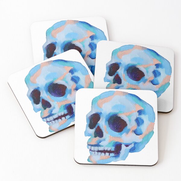 Item preview, Blue Skull designed and sold by greycatpaints.