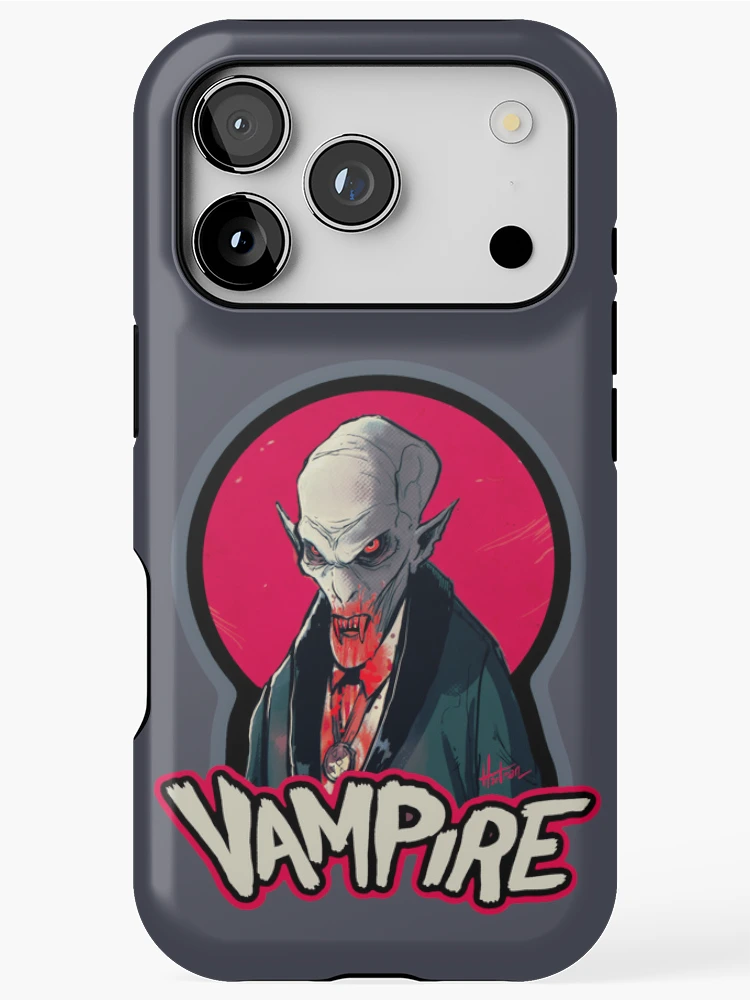 Thumbnail 1 of 4, iPhone Case, Vampire Curse designed and sold by sideshowmonkey.