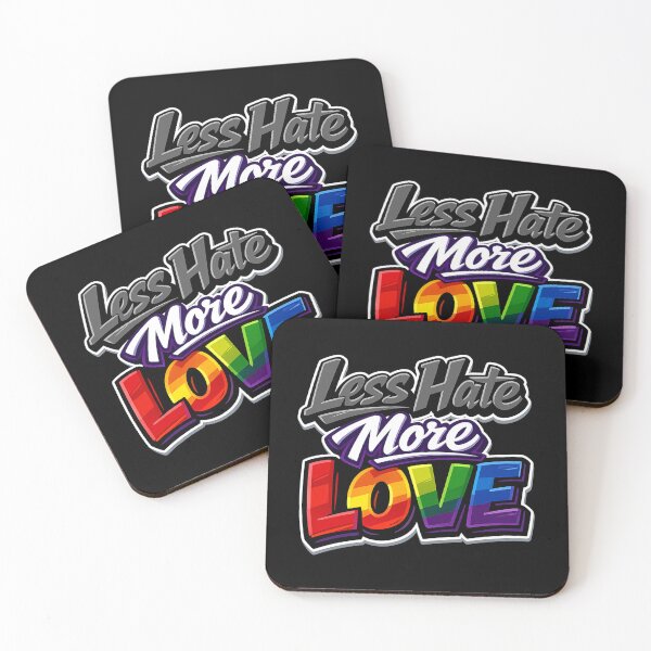 Item preview, Less Hate - More Love designed and sold by Cut & Paste Productions.