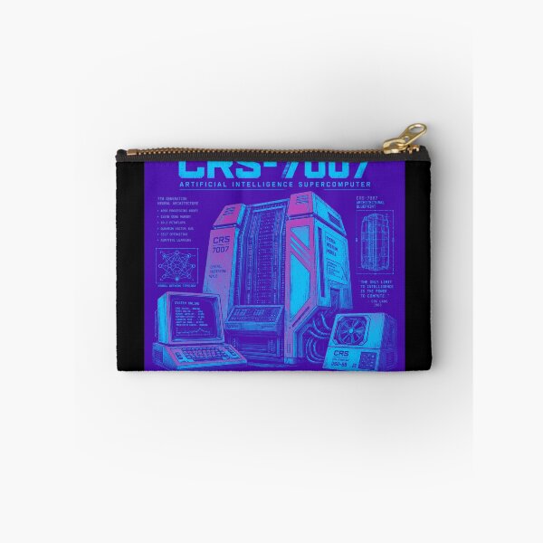 Item preview, Retro AI Supercomputer Robot | 1984 Cyberpunk Vaporwave Computer designed and sold by TEEJAMBOREE.