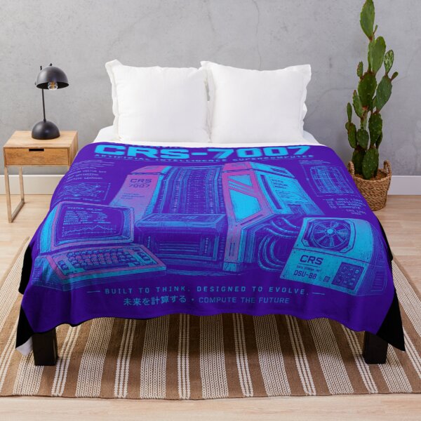 Item preview, Retro AI Supercomputer Robot | 1984 Cyberpunk Vaporwave Computer designed and sold by TEEJAMBOREE.