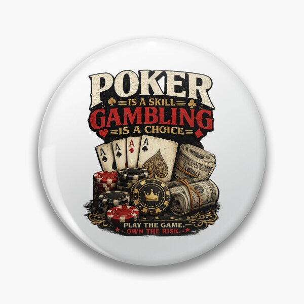 Item preview, Poker Is a Skill Gambling Is a Choice | Vintage Poker Player Casino T-Shirt designed and sold by littlestore.