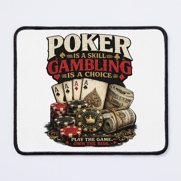 Item preview, Poker Is a Skill Gambling Is a Choice | Vintage Poker Player Casino T-Shirt designed and sold by littlestore.
