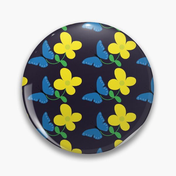 Item preview, Spring Flowers Butterfly Heart Pattern designed and sold by PattersArt.