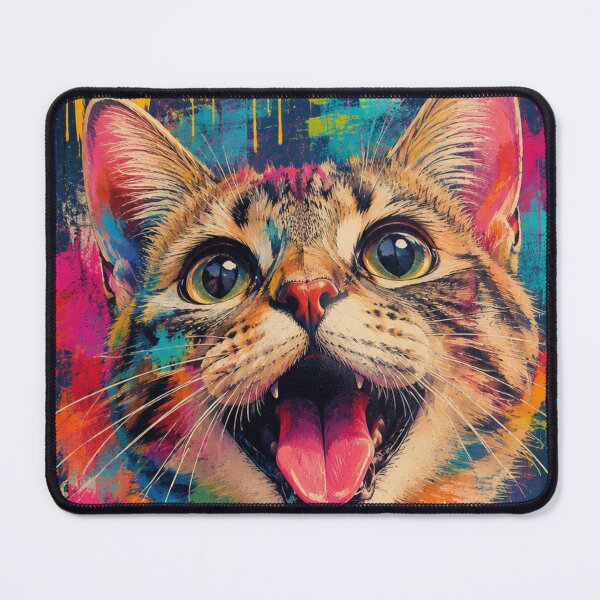 Item preview, Happy Graffiti Cat Pop Art designed and sold by PixelStyle Studio.