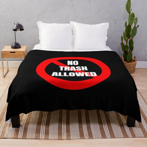 Item preview, No Trash Allowed designed and sold by MayaCordalia.