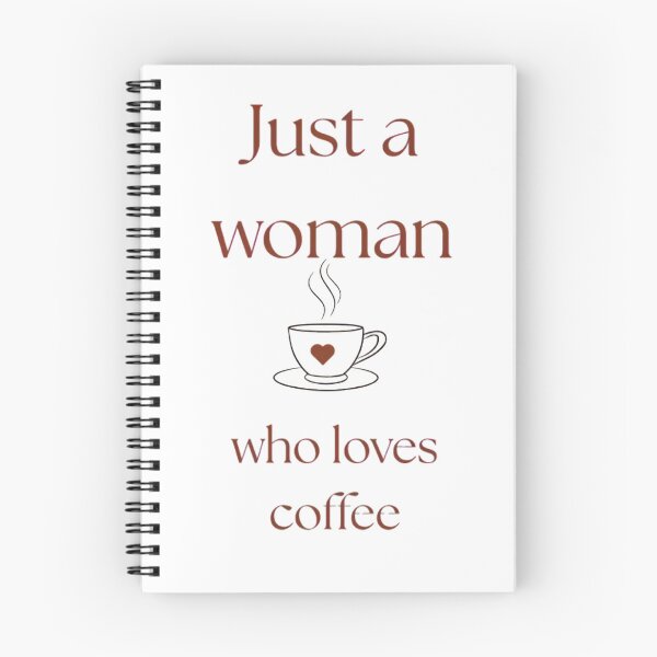 Item preview, Just A Woman Who Loves Coffee Funny Aesthetic Quote designed and sold by Jelicint.