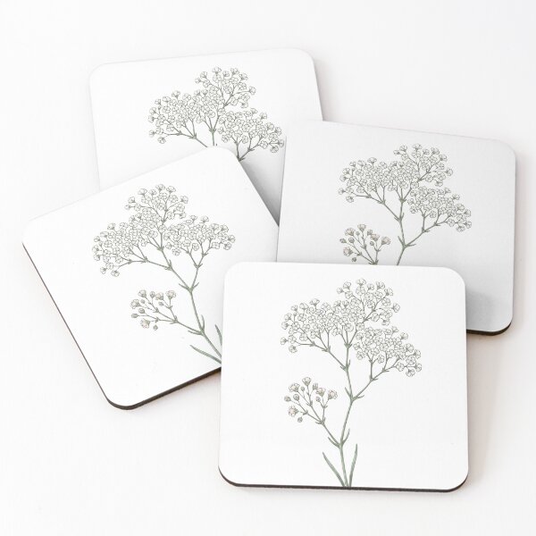 Item preview, Baby's Breath Botanical Line Art Print, Minimalist Gypsophila Floral Illustration, Delicate Wildflower Drawing, Cottagecore Nature Wall Art, Elegant Vintage Botanical Decor, Soft Floral Design designed and sold by Zaitmiprints.