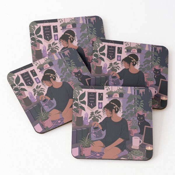 Item preview, Girl Watering Plants designed and sold by jackiebdraws_duex.