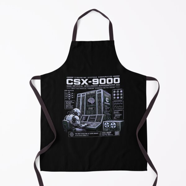 Item preview, Retro AI Supercomputer Robot | 1984 Cyberpunk Vaporwave Computer designed and sold by TEEJAMBOREE.