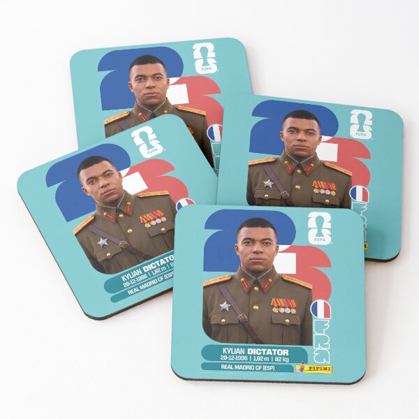 Item preview, PIPINI Dictator Mbappé - Novelty Football Sticker Design designed and sold by blackkat-.