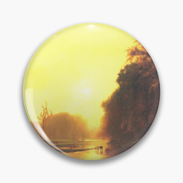 Item preview, George Inness – Autumn Meadows (High Resolution Landscape Painting) designed and sold by glenpap.