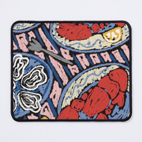 Item preview, lobster dinner art designed and sold by KitschByKate.