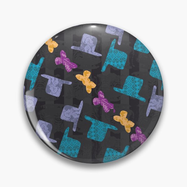 Item preview, Top Hats & Bows Diagonal on Gothic Stripe designed and sold by Digitalmyth's Designs.