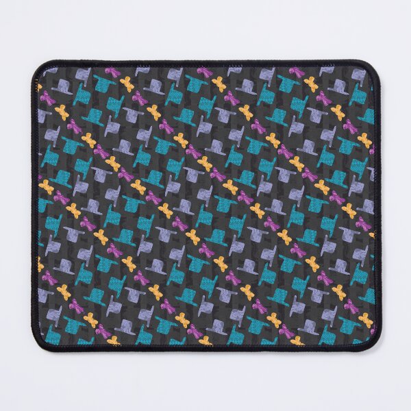 Item preview, Top Hats & Bows Diagonal on Gothic Stripe designed and sold by Digitalmyth's Designs.