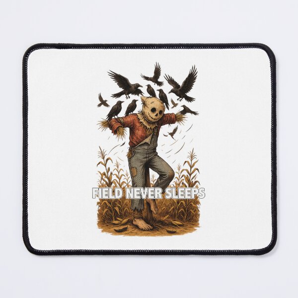 Item preview, Field Never Sleeps, Scarecrow Horror Vintage Movie designed and sold by CryptReel.