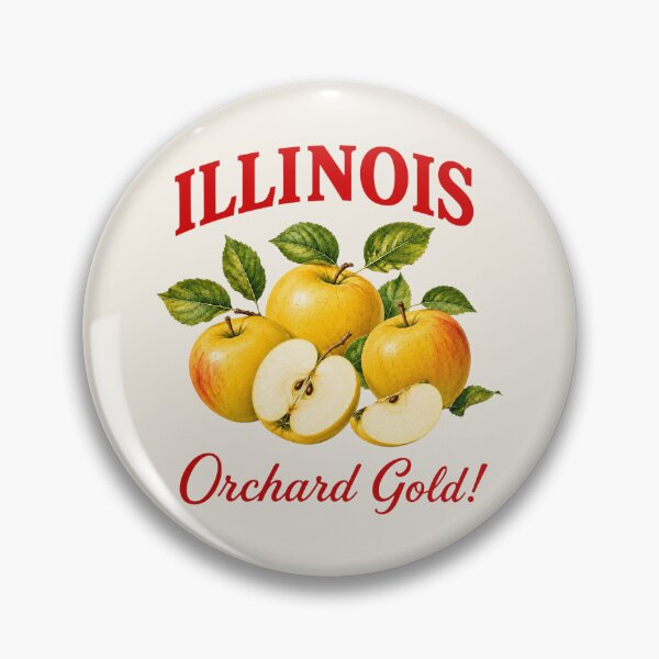 Item preview, Illinois Orchard Gold Apple Harvest designed and sold by The-Drip-Studio.