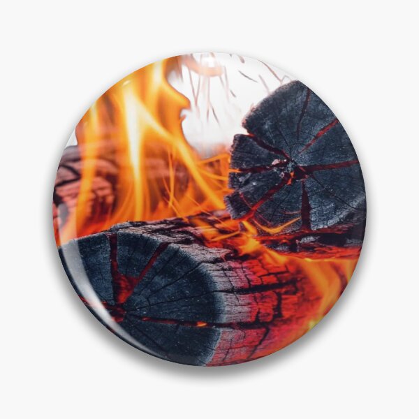 Item preview, Camp Ardent - Flames, Embers and Sparks on Logs designed and sold by RAYBIL.