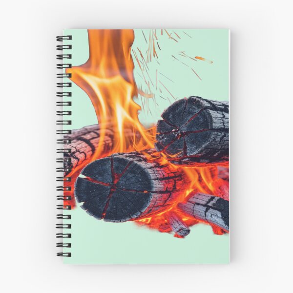Item preview, Camp Ardent - Flames, Embers and Sparks on Logs designed and sold by RAYBIL.