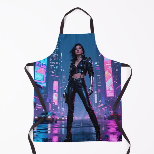 Item preview, Cyberpunk Woman on the Street designed and sold by Alt-Art-Digital.