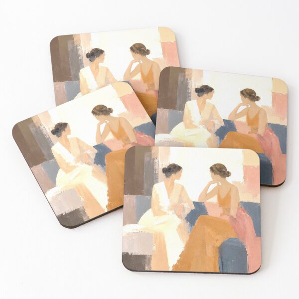 Item preview, Les Femmes à la Fenêtre – Figurative Painting Style Wall Art designed and sold by CARRAANN.