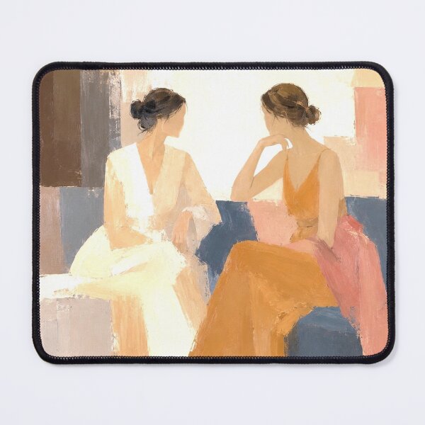 Item preview, Les Femmes à la Fenêtre – Figurative Painting Style Wall Art designed and sold by CARRAANN.