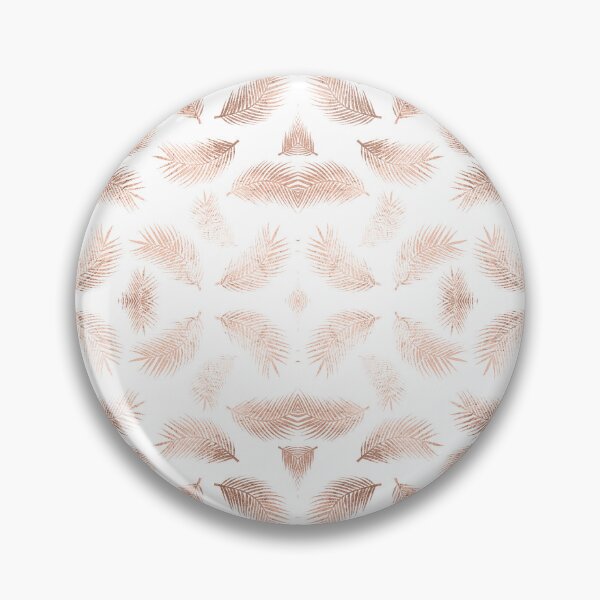 Item preview, Palm Tree Leaves Fronds Metallic Effect Rose Gold 80s designed and sold by Saburkitty.