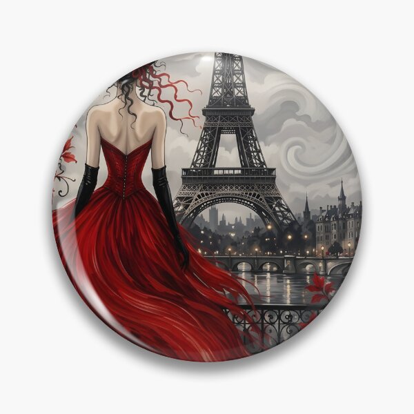 Item preview, Red Ballgown/ dress in Paris designed and sold by Dreamweaver Mandalas.
