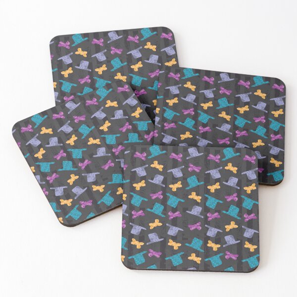 Item preview, Top Hats & Bows Zig Zag on Gothic Stripe designed and sold by Digitalmyth's Designs.