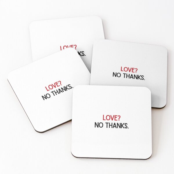 Artikelvorschau, Liebe? Nein danke – Lustiges Anti-Valentinstags-Design entworfen und verkauft von luckyhue.