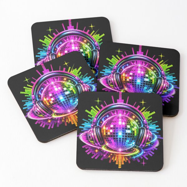 Item preview, Disco Headphones Equalizer designed and sold by syotos-ai.