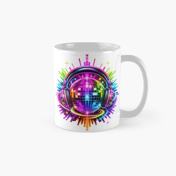 Item preview, Disco Headphones Equalizer designed and sold by syotos-ai.