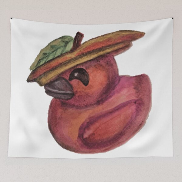 Item preview, Rubber Ducky, You're the Apple of My Eye designed and sold by Felt Cute Handcrafts.