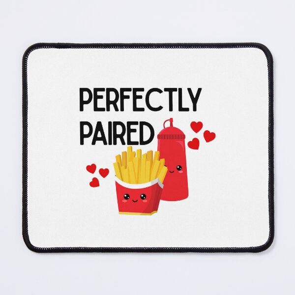 Item preview, Perfectly Paired Fries and Ketchup Cute Valentine’s Day Design designed and sold by luckyhue.