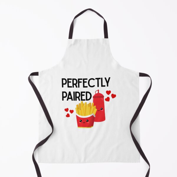 Item preview, Perfectly Paired Fries and Ketchup Cute Valentine’s Day Design designed and sold by luckyhue.