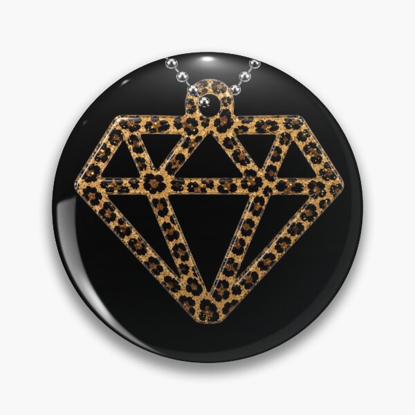 Item preview, Scene Queen Diamond Leopard print necklace Y2K Emo  designed and sold by ArcanePrintsxo.