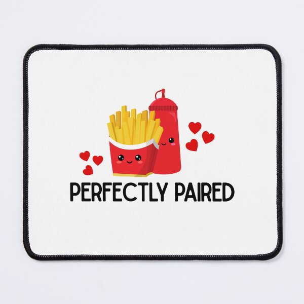 Item preview, Perfectly Paired Fries and Ketchup Cute Valentine’s Day Design designed and sold by luckyhue.