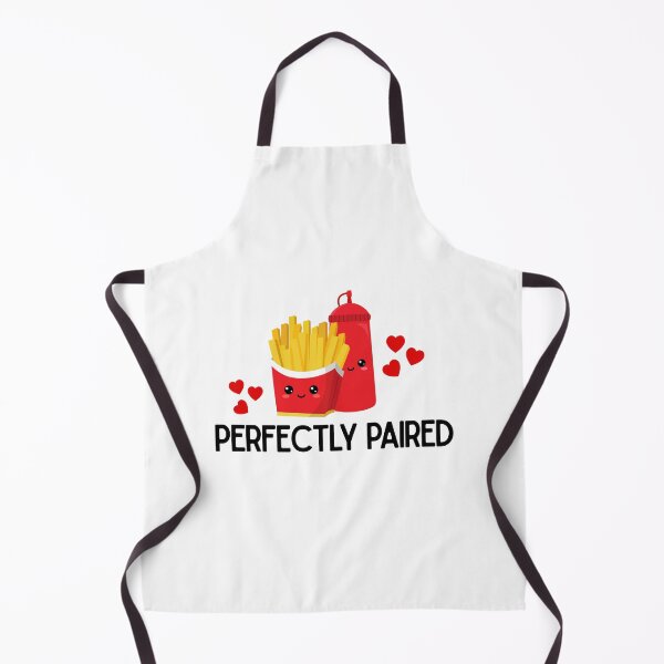Item preview, Perfectly Paired Fries and Ketchup Cute Valentine’s Day Design designed and sold by luckyhue.