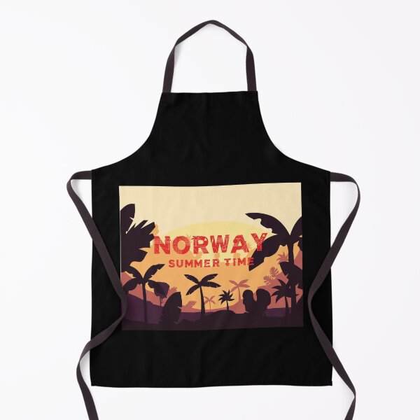 Item preview, Norway Summer Time Retro 80s Vaporwave Tropical Sunset designed and sold by UTkiKK.