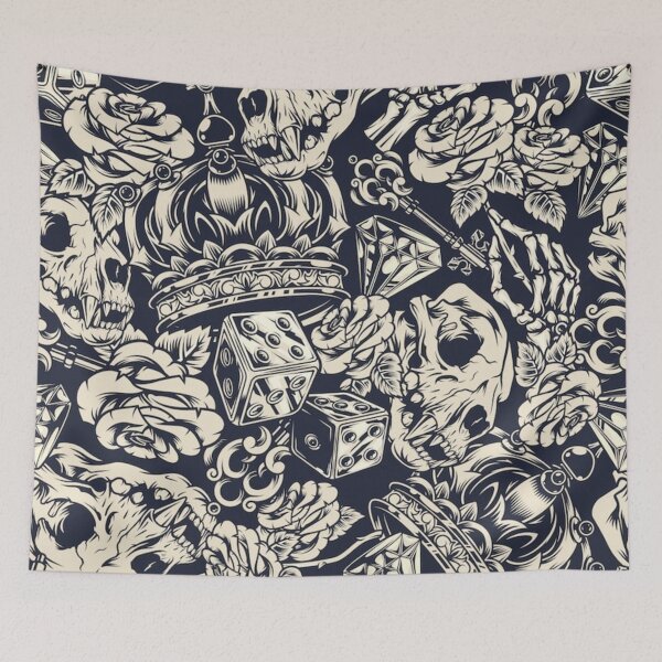 Item preview, skull pattern designed and sold by pksart1.