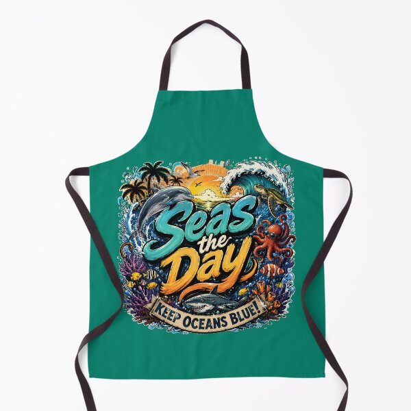 Item preview, Seas the Day. Keep Oceans Blue! designed and sold by Stylishly Eco.