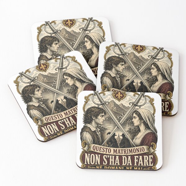 Item preview, Questo Matrimonio Non S’Ha da Fare – I Promessi Sposi Literary Design designed and sold by Past in Threads.