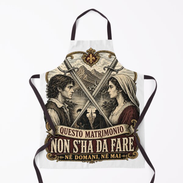 Item preview, Questo Matrimonio Non S’Ha da Fare – I Promessi Sposi Literary Design designed and sold by Past in Threads.
