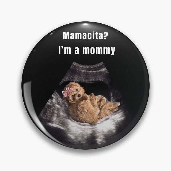 Item preview, Dog Mom Ultrasound Funny Poodle Mommy Gift Card Print designed and sold by chaos-and-curls.