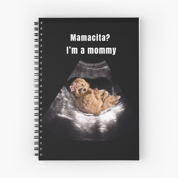 Item preview, Dog Mom Ultrasound Funny Poodle Mommy Gift Card Print designed and sold by chaos-and-curls.
